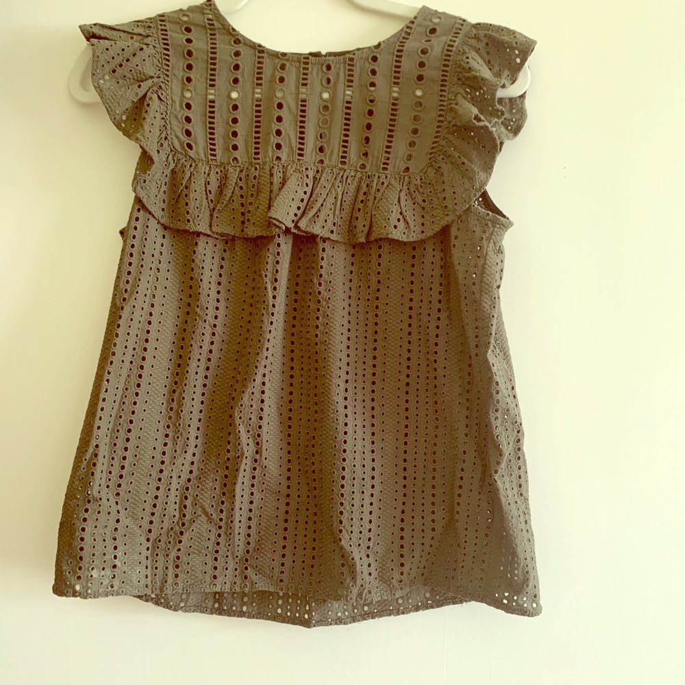 Banana Republic green top
